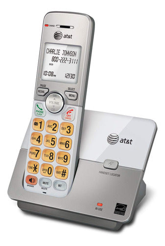Teléfono At&t El51103 Inalámbrico - Plateado Caja Abierta