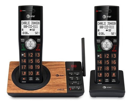 Telefono Inalambrico Doble At&t Contestador Teclas Grandes