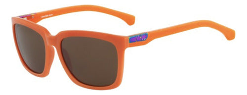 Lentes De Sol Calvin Klein Jeans Ckj750s Solar Naranja