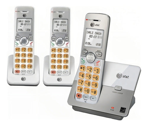 Teléfono At&t Inalámbrico X 3 Auriculares