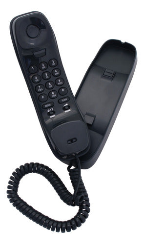 Teléfono Compacto Para Muro Con Volumen  Uniden 1100bk