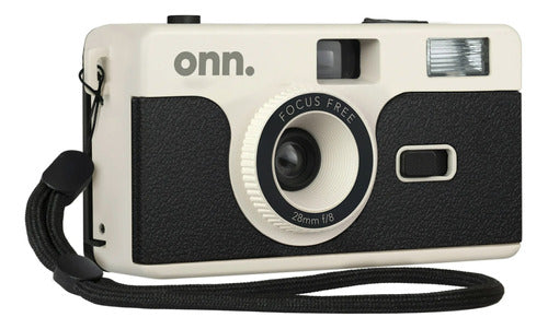 Onn. Camara Reutilizable De 35 Mm Con Flash. Y Rollo