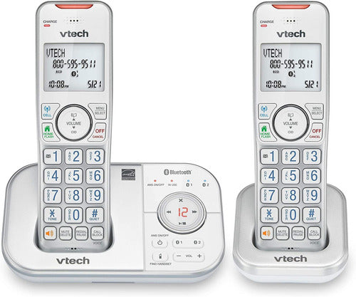 Teléfonos Inalámbricos Vtech Vs112-27 6.0 Bluetooth Con Contestador