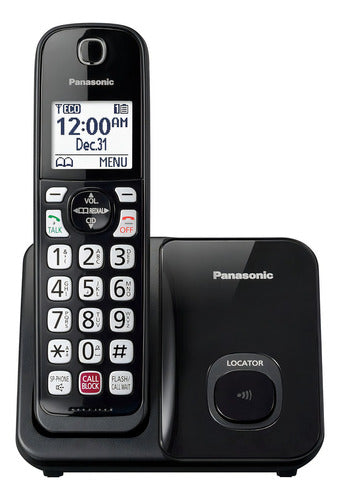 Telefono Inalambrico Panasonic Bloqueo De Llamadas Kx-tgd810 Color Negro