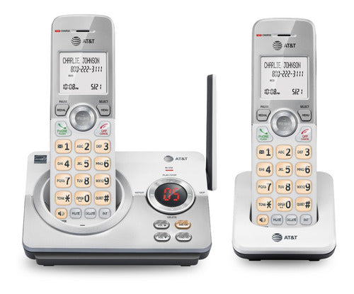 Juego De 2 Teléfonos Inalámbricos At&t Con Contestadora