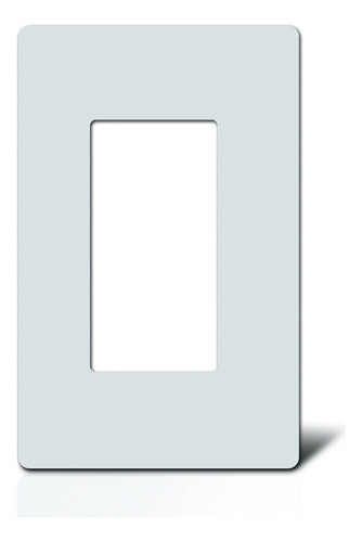Placa Para Accesorio De Pared 1  Modulo Similar A Lutron